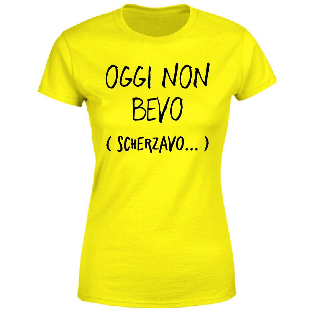 T-Shirt Donna Scherzavo - Scritte Divertenti - Chiara