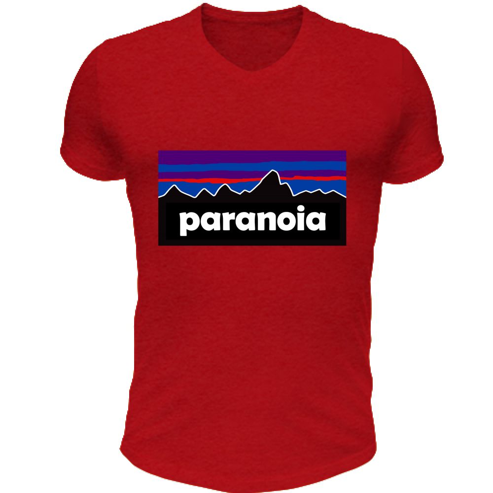 T-Shirt Unisex Scollo V Paranoia