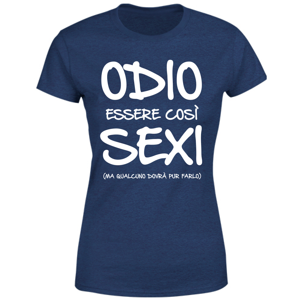 T Shirt Donna Essere Sexy Scritte Divertenti Lusback