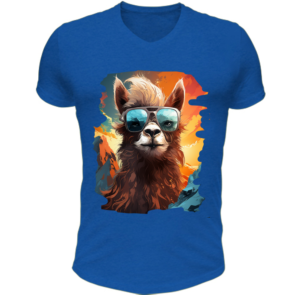 T-Shirt Unisex Scollo V Lama from Miami