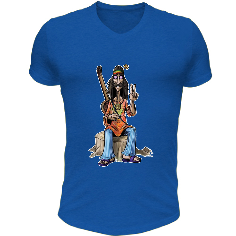 T-Shirt Unisex Scollo V Hippie