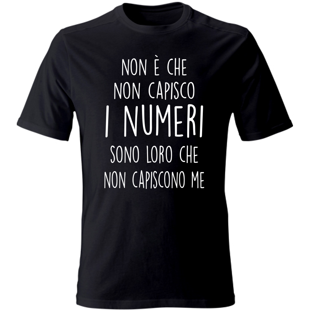 T-Shirt Unisex Non capiscono me - Scritte Divertenti