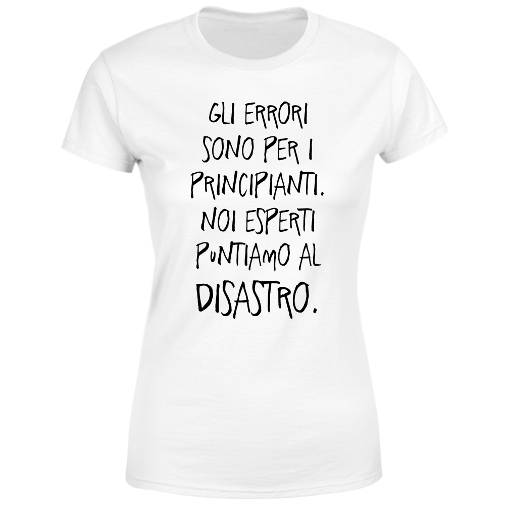 T-Shirt Donna Noi esperti - Scritte Divertenti - Chiara