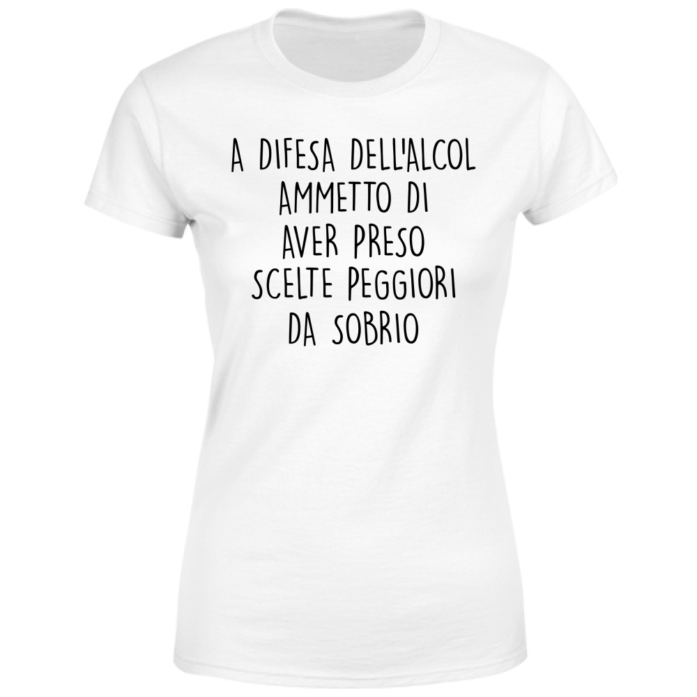 T-Shirt Donna Scelte - Scritte Divertenti - Chiara