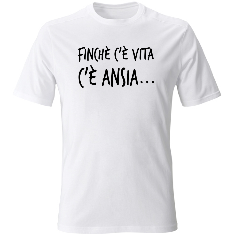 T-Shirt Unisex Vita - Scritte Divertenti - Chiara