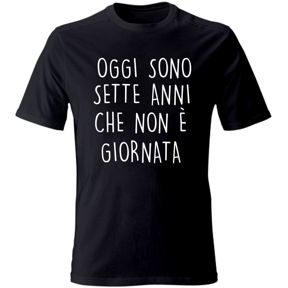 T-Shirt Unisex Non è giornata - Scritte Divertenti