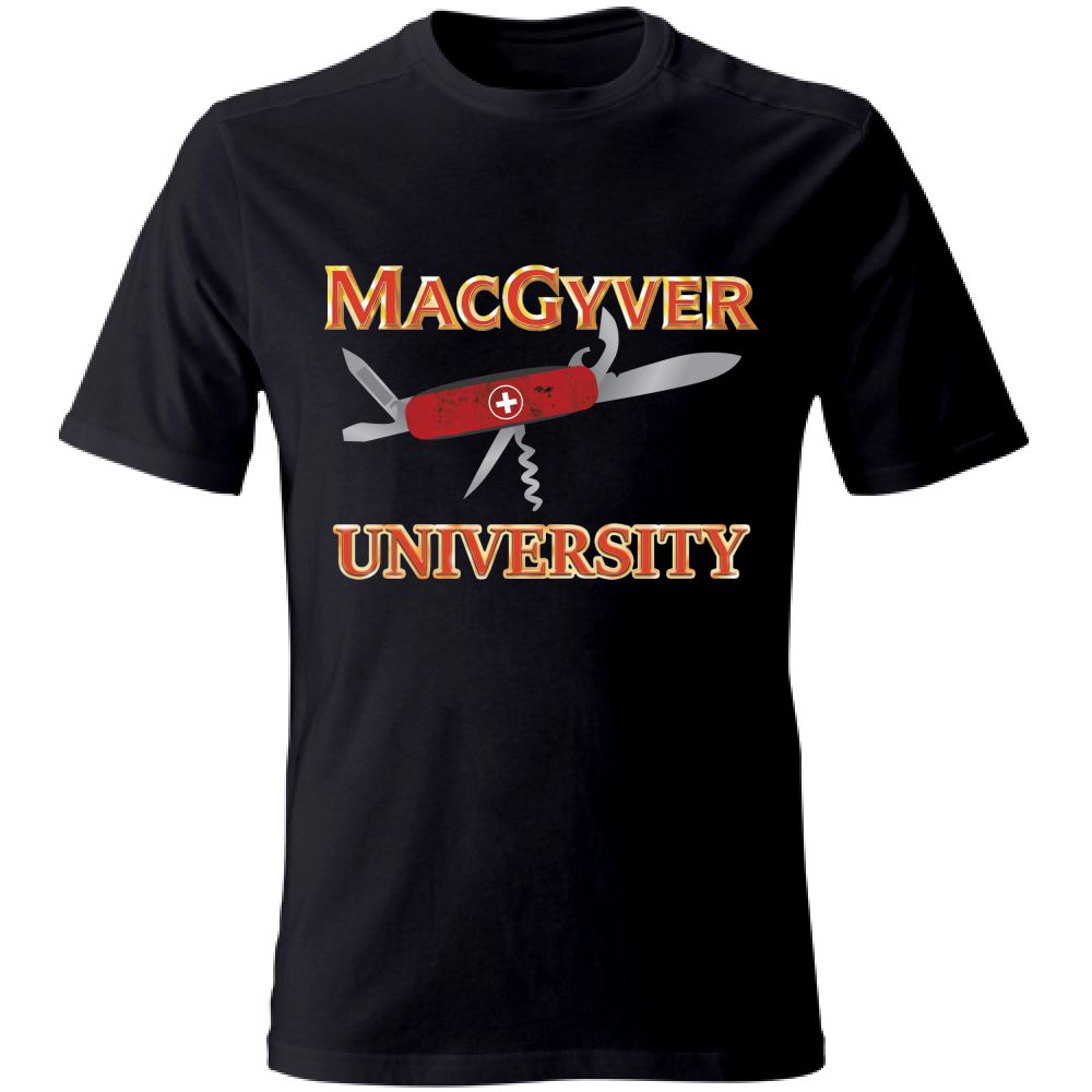 T-Shirt Unisex Le mattine con MacGyver