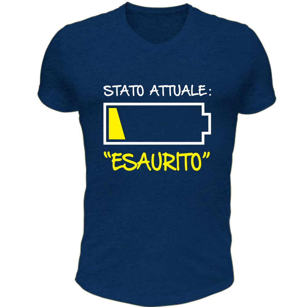 T-Shirt Unisex Scollo V Stato attuale: Esaurito - Scritte Divertenti