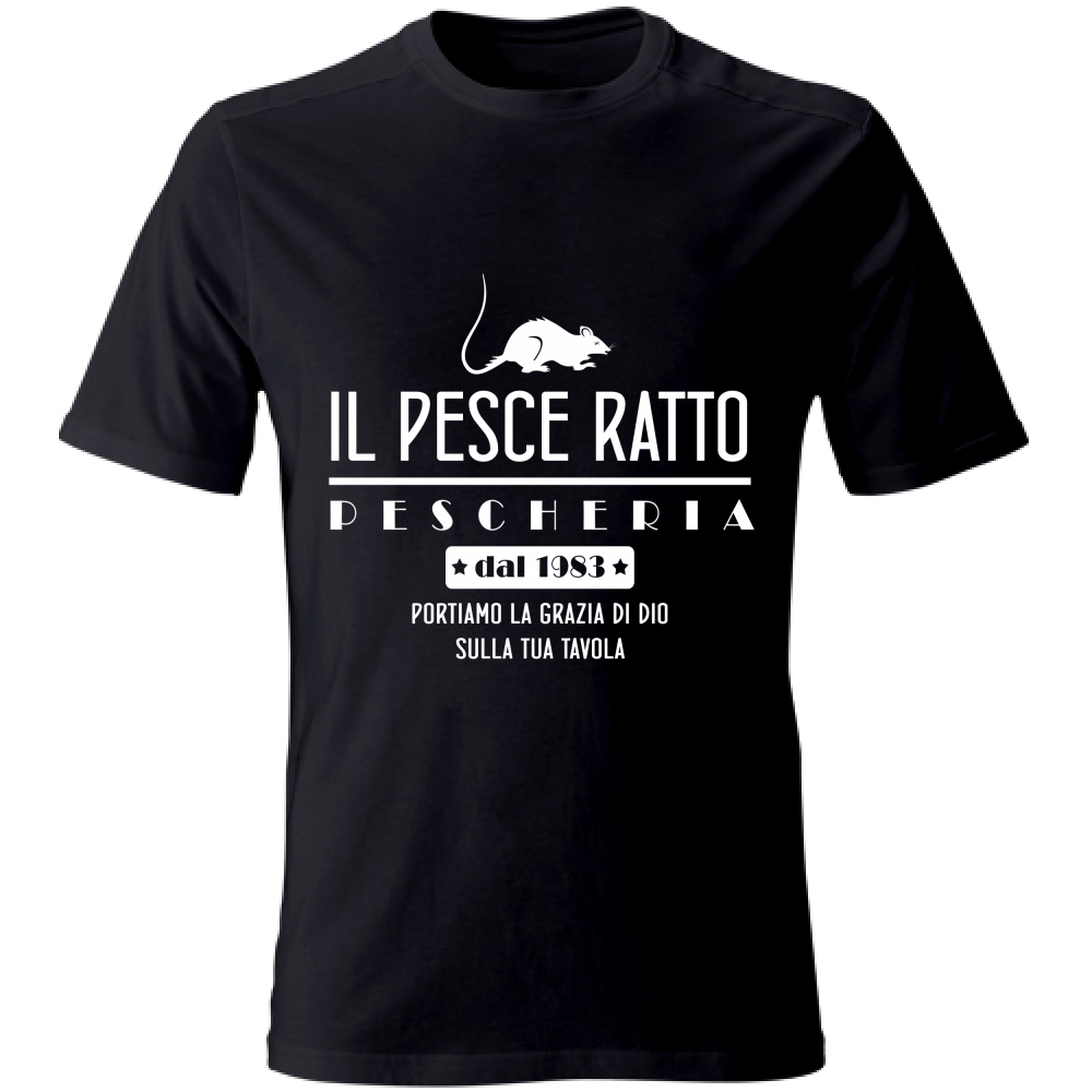 T-Shirt Unisex Pescheria Il Pesce Ratto