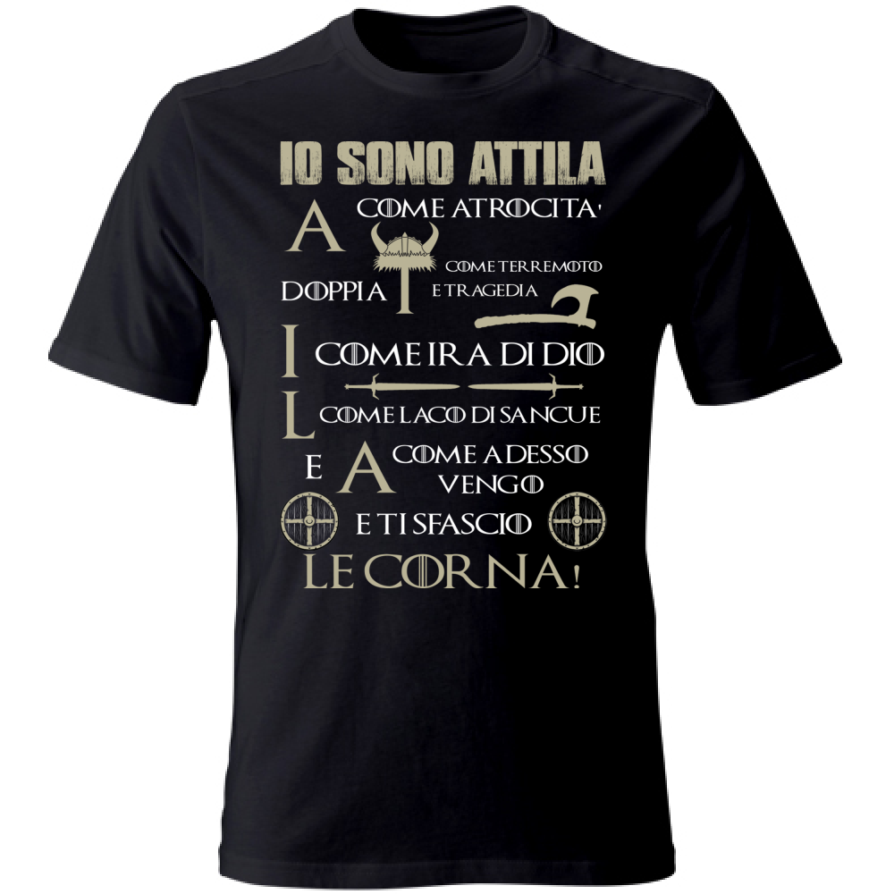 T-Shirt Unisex Sono Attila