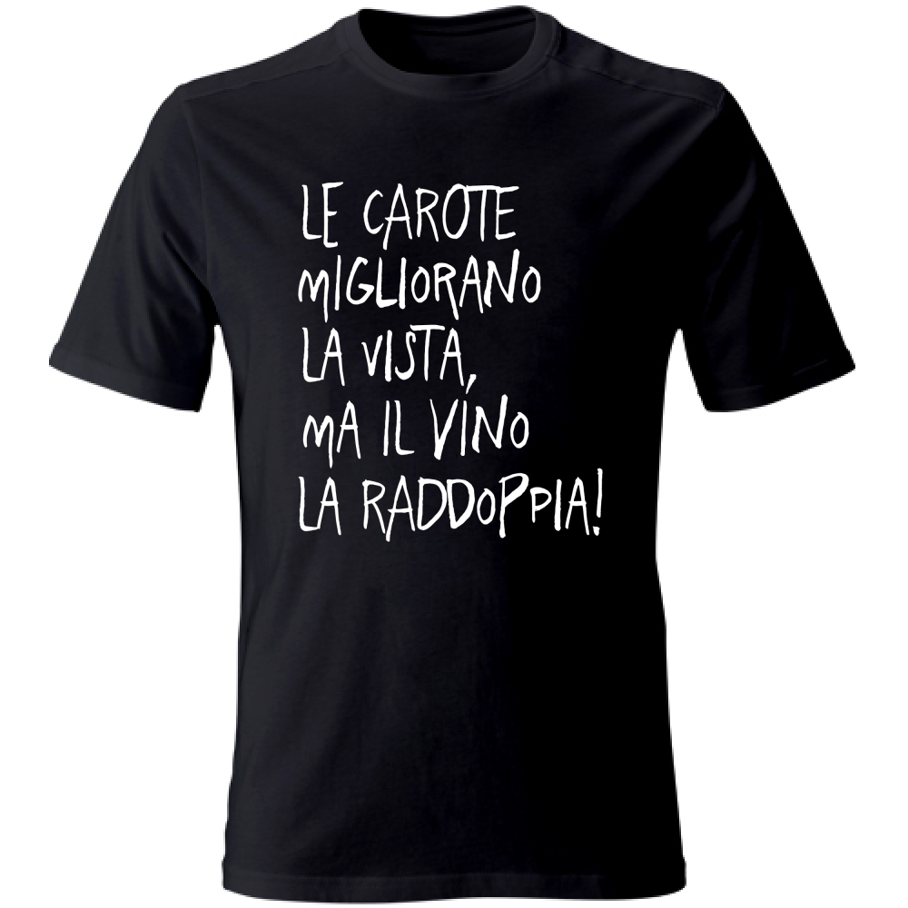 T-Shirt Unisex Le carote - Scritte Divertenti