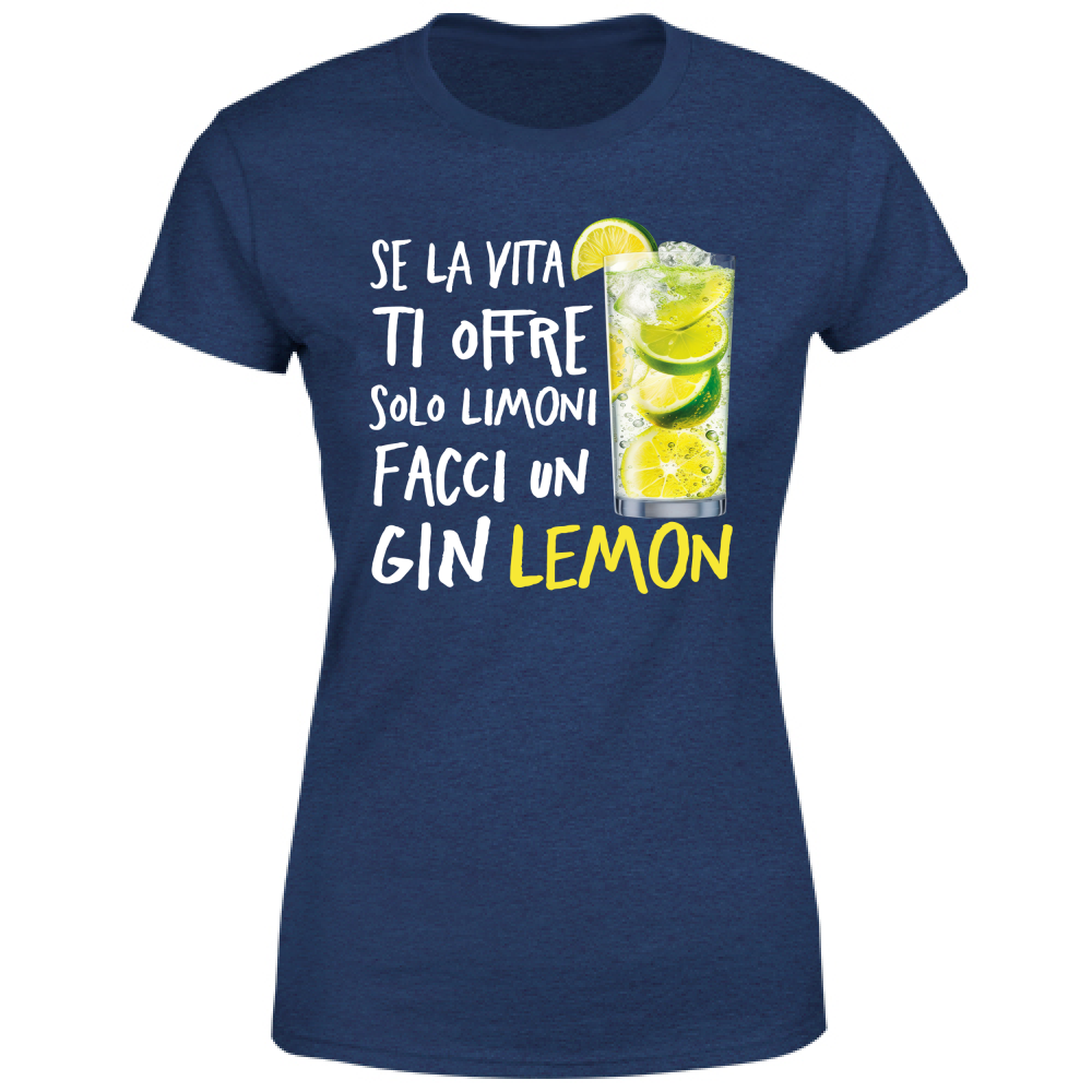 T-Shirt Donna Se la vita ti offre limoni - Scritte Divertenti