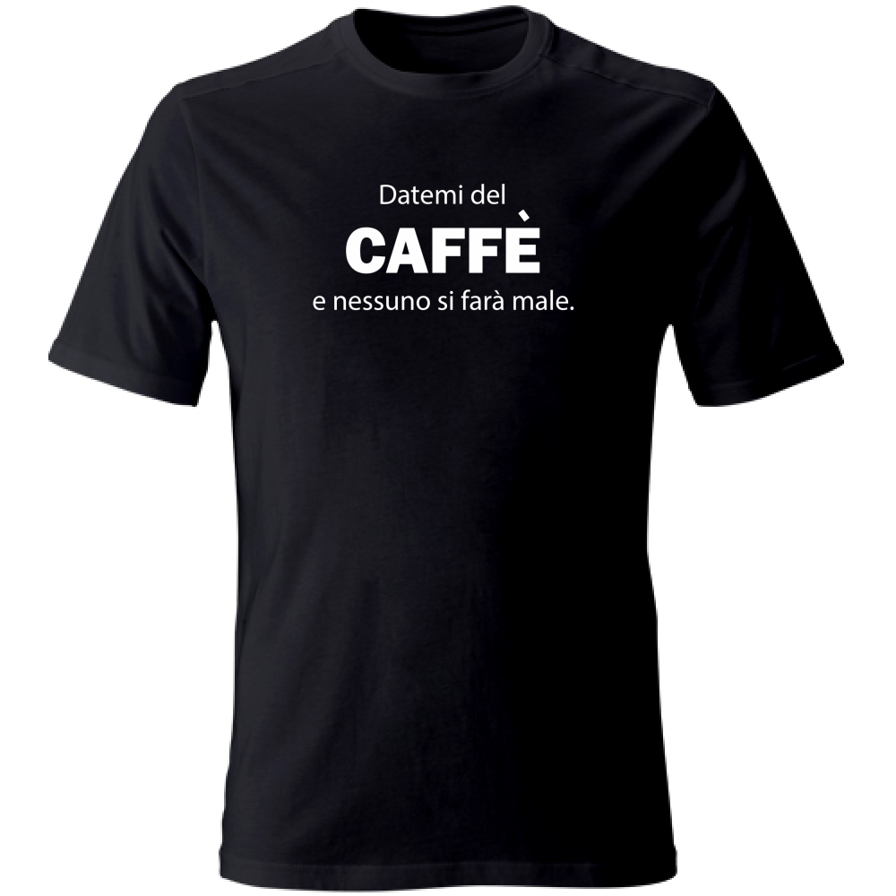 T-Shirt Unisex Large Datemi del caffè