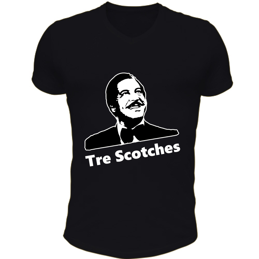 T-Shirt Unisex Scollo V Tre Scotches