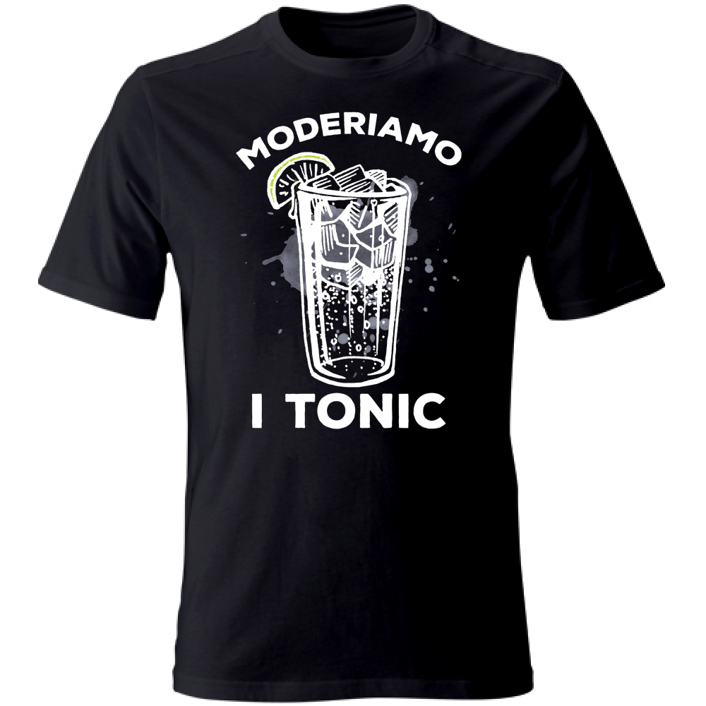 T-Shirt Unisex Large Moderiamo i Tonic