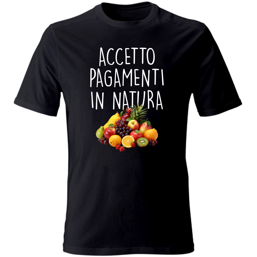 T-Shirt Unisex Large In natura - Scritte Divertenti