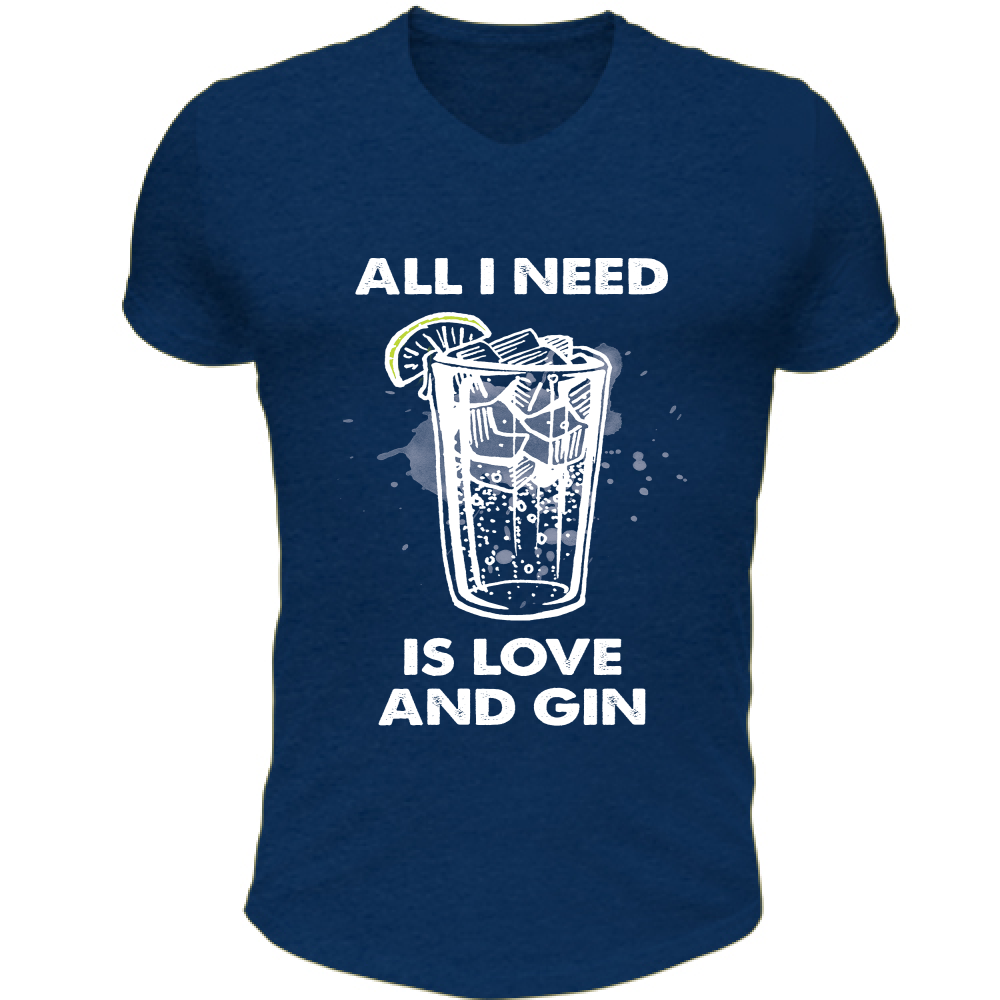 T-Shirt Unisex Scollo V All i need