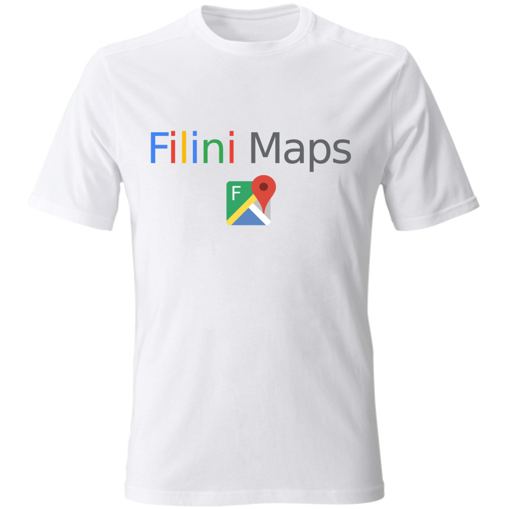 T-Shirt Unisex Filini Maps - Edizione Limitata