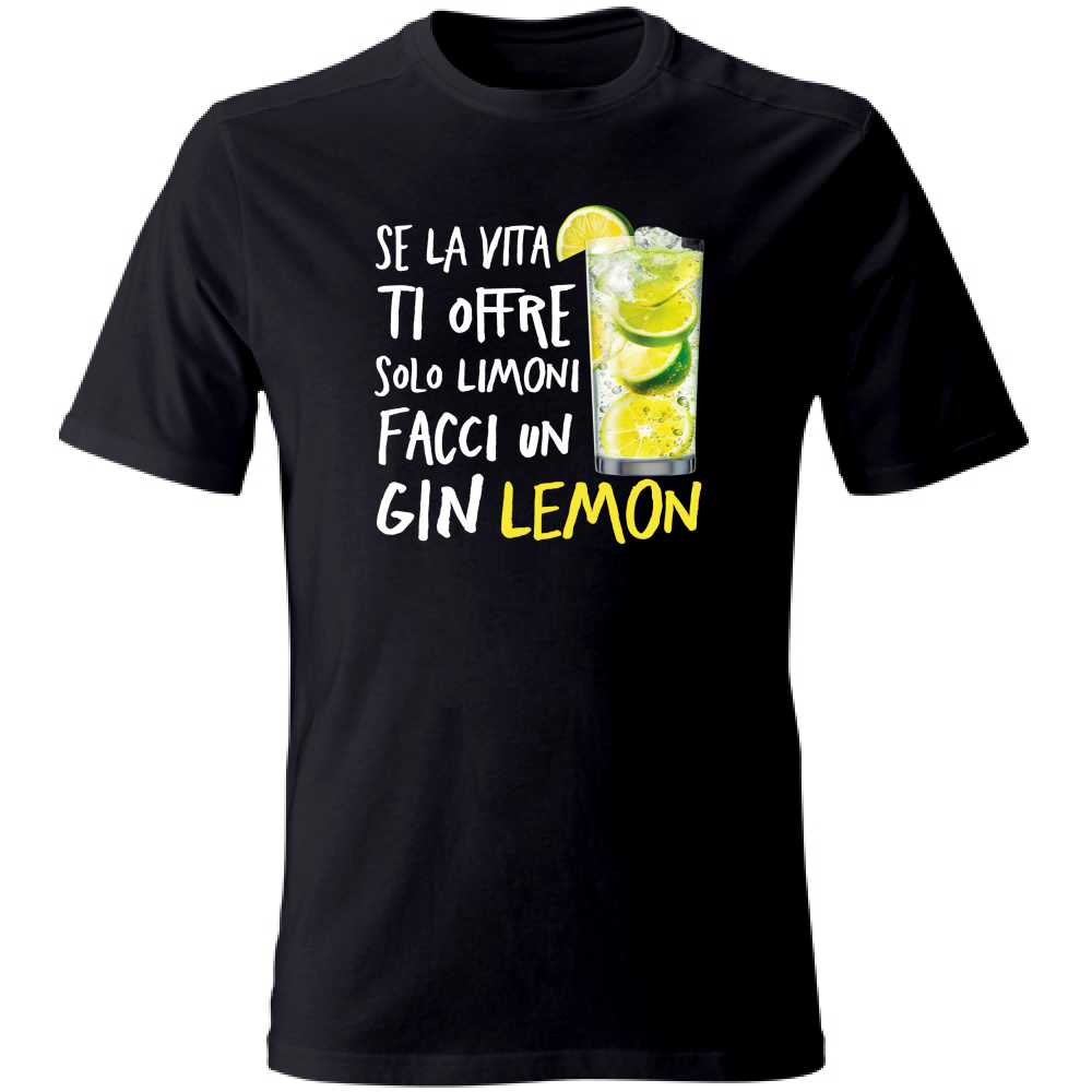 T-Shirt Unisex Large Se la vita ti offre limoni - Scritte Divertenti