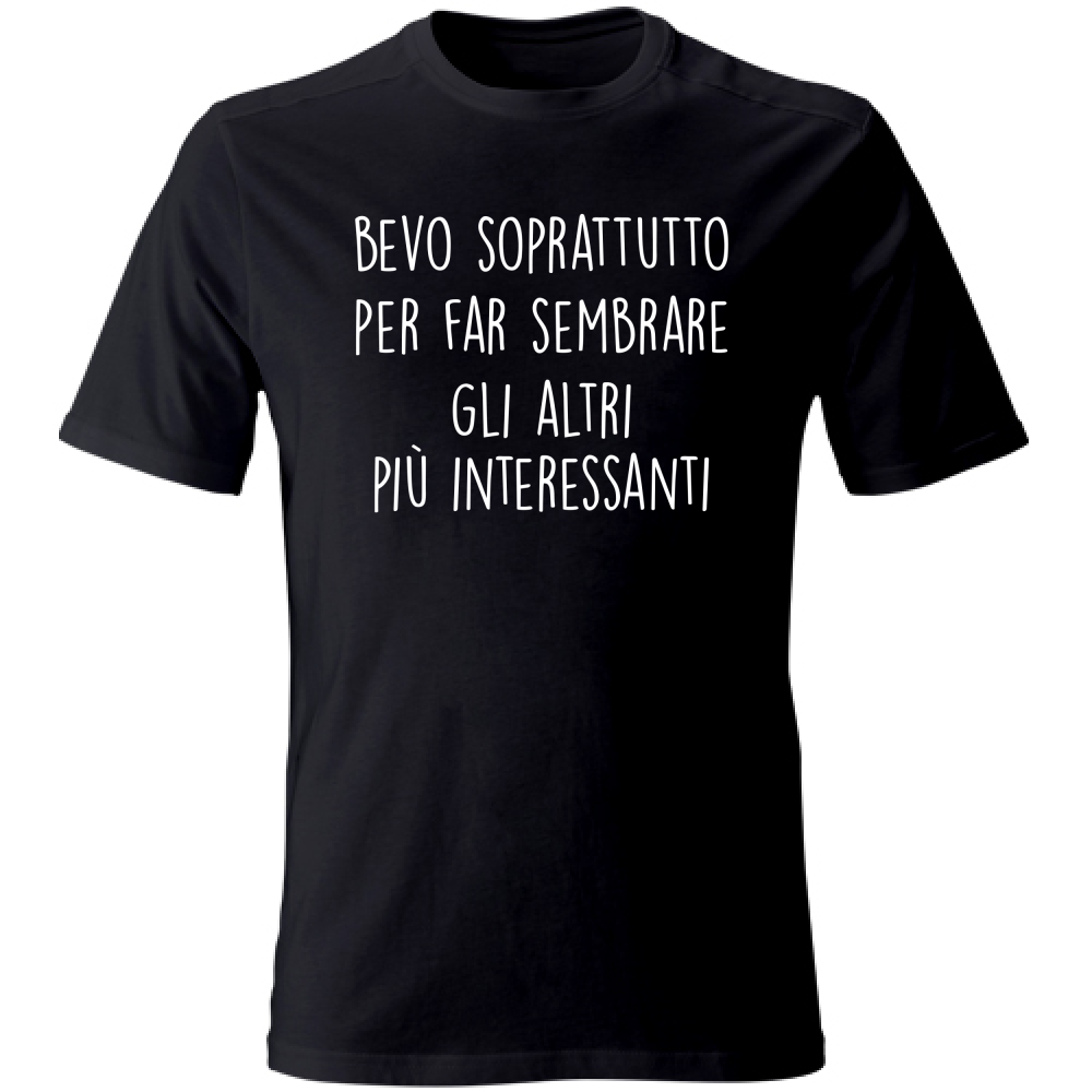 T-Shirt Unisex Interessanti - Scritte Divertenti