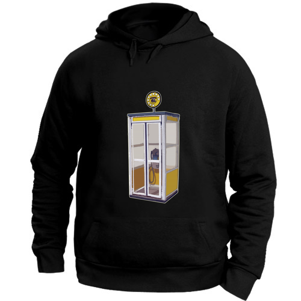 Felpa Unisex con Cappuccio Cabina telefonica